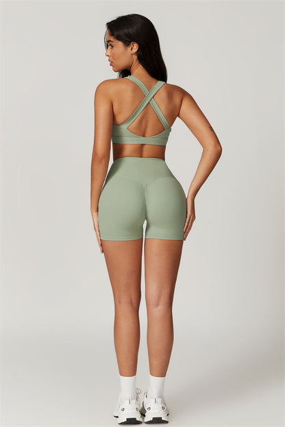 The Eloise Sports Bra Shorts 2-Piece Set Fitglutes Activewear Gymwear Sportswear & Workout Clothes