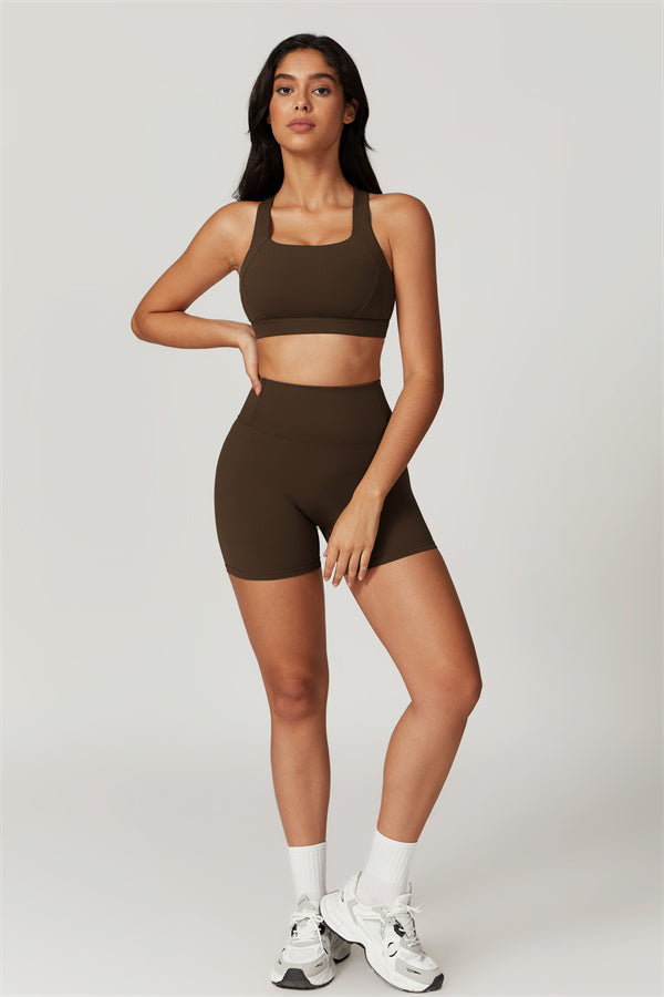 The Eloise Sports Bra Shorts 2-Piece Set Fitglutes Activewear Gymwear Sportswear & Workout Clothes