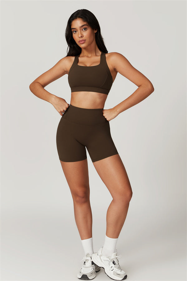The Eloise Sports Bra Shorts 2-Piece Set Fitglutes Activewear Gymwear Sportswear & Workout Clothes
