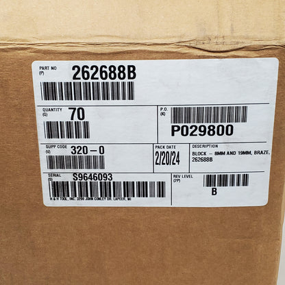 H&H TOOL INC Aluminum Braze Block 8mm & 19MM 262688B Auto Part 70 Pack 19lbs PayWut
