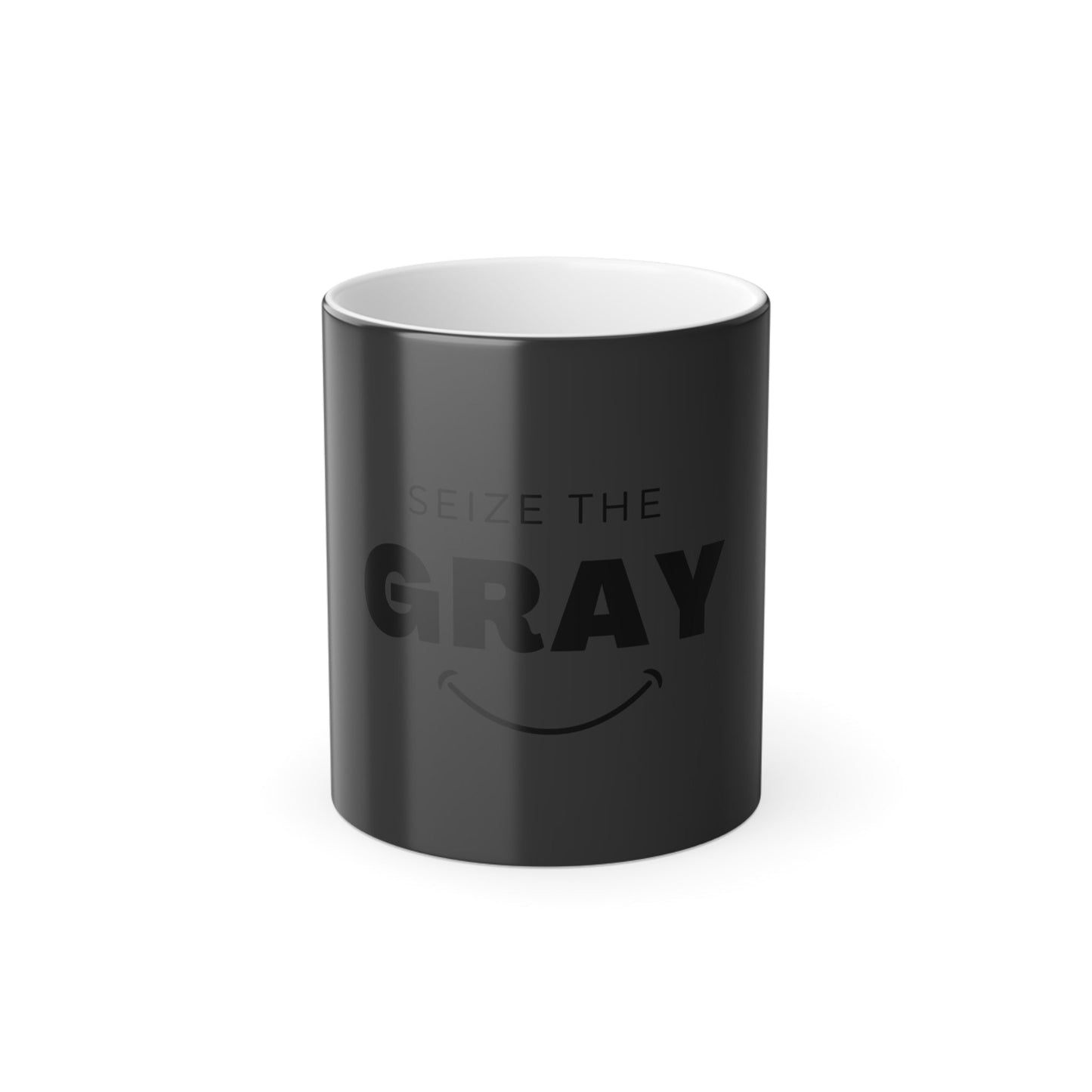 Seize the gray Color Morphing Mug, 11oz Grayceful LLC