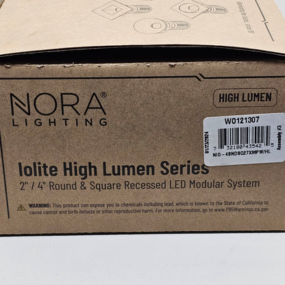 NORA LIGHTING Lolite 4" LED Square Recessed Trim 1000 Lumens PayWut