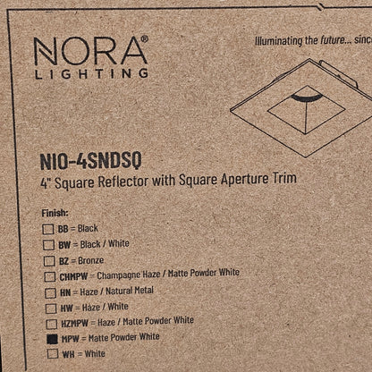 NORA LIGHTING Lolite 4" LED Square Recessed Trim 1000 Lumens PayWut