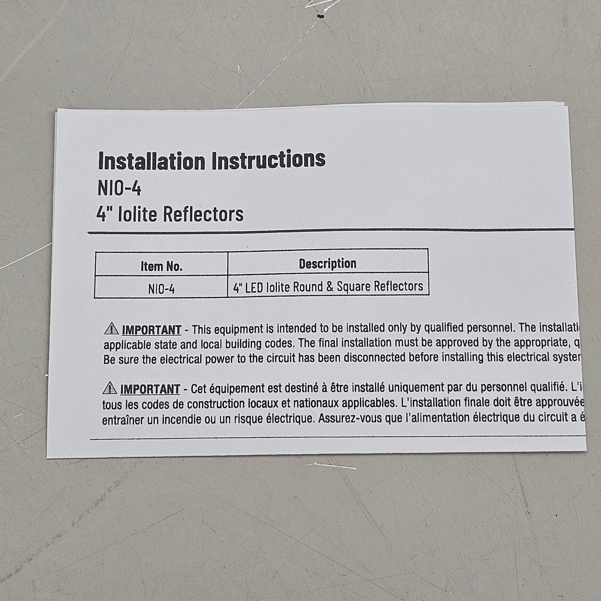 NORA LIGHTING Lolite 4" LED Square Recessed Trim 1000 Lumens PayWut