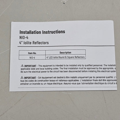 NORA LIGHTING Lolite 4" LED Square Recessed Trim 1000 Lumens PayWut