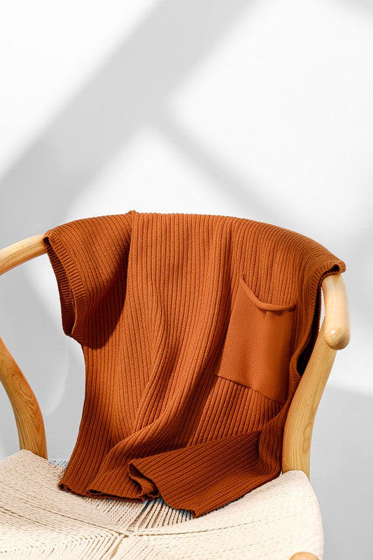 Green Patch Pocket Ribbed Knit Sweater Shop Style & More | Fresh Looks, Everyday Deals & Free Shipping