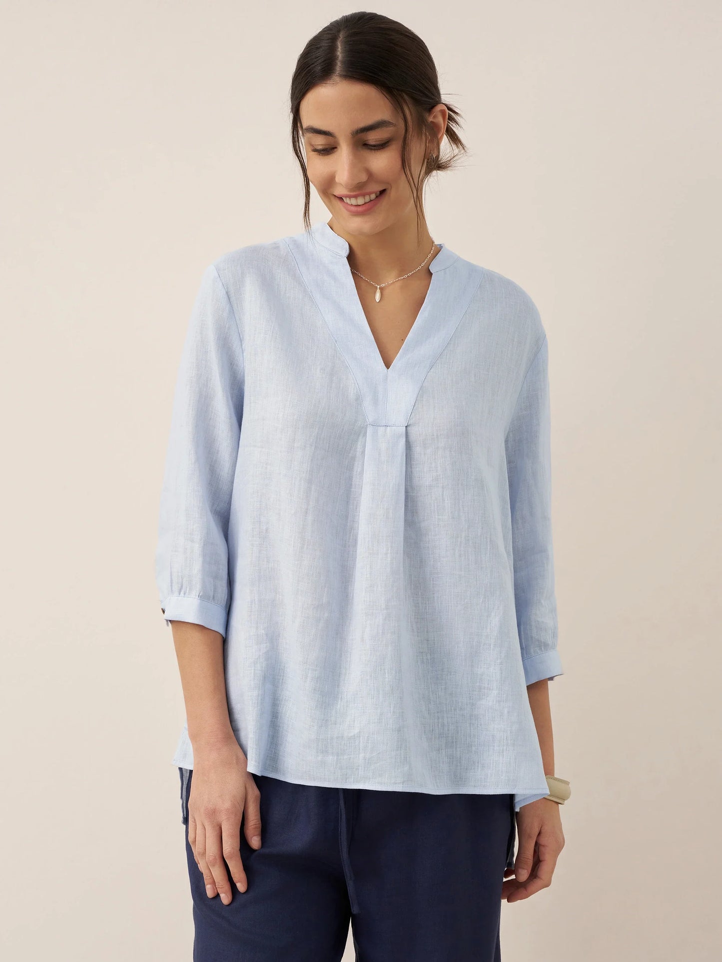 100% Linen Dress Shirt JOANNA LINTICO