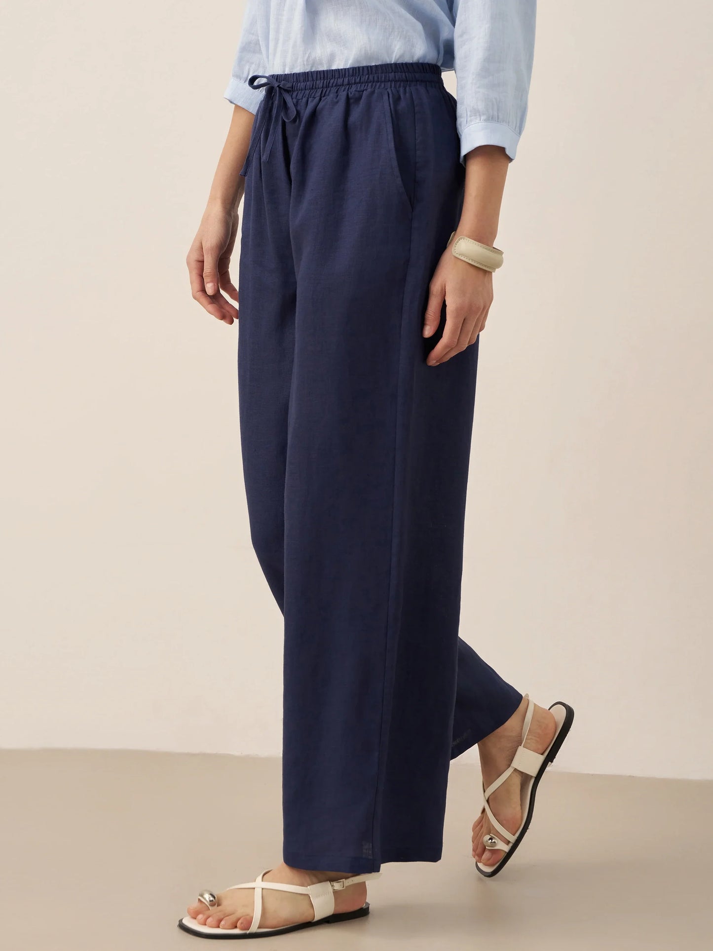 100% Linen Classic Pants LYON LINTICO