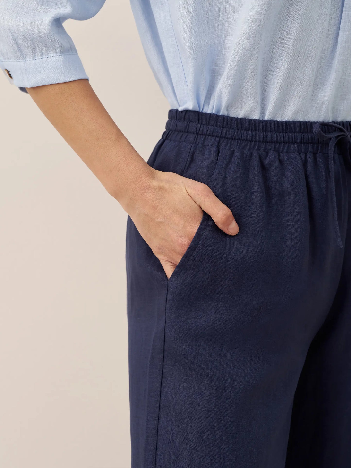 100% Linen Classic Pants LYON LINTICO
