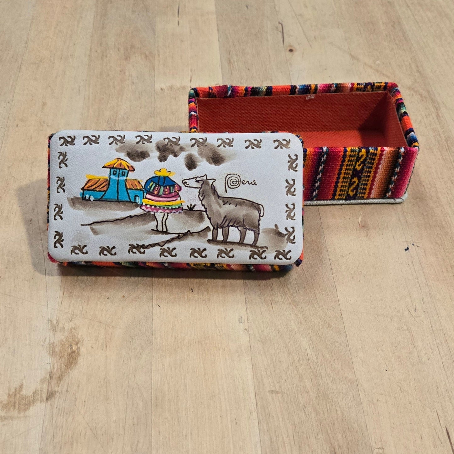 Alpaca Scene Trinket Box Purely Alpaca