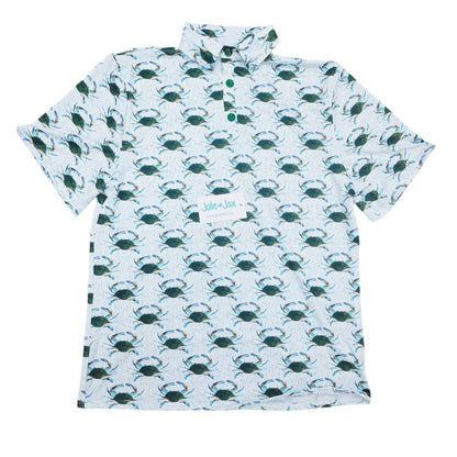 Green Crab Polo Adult Shirt Jolie & Jax Boutique