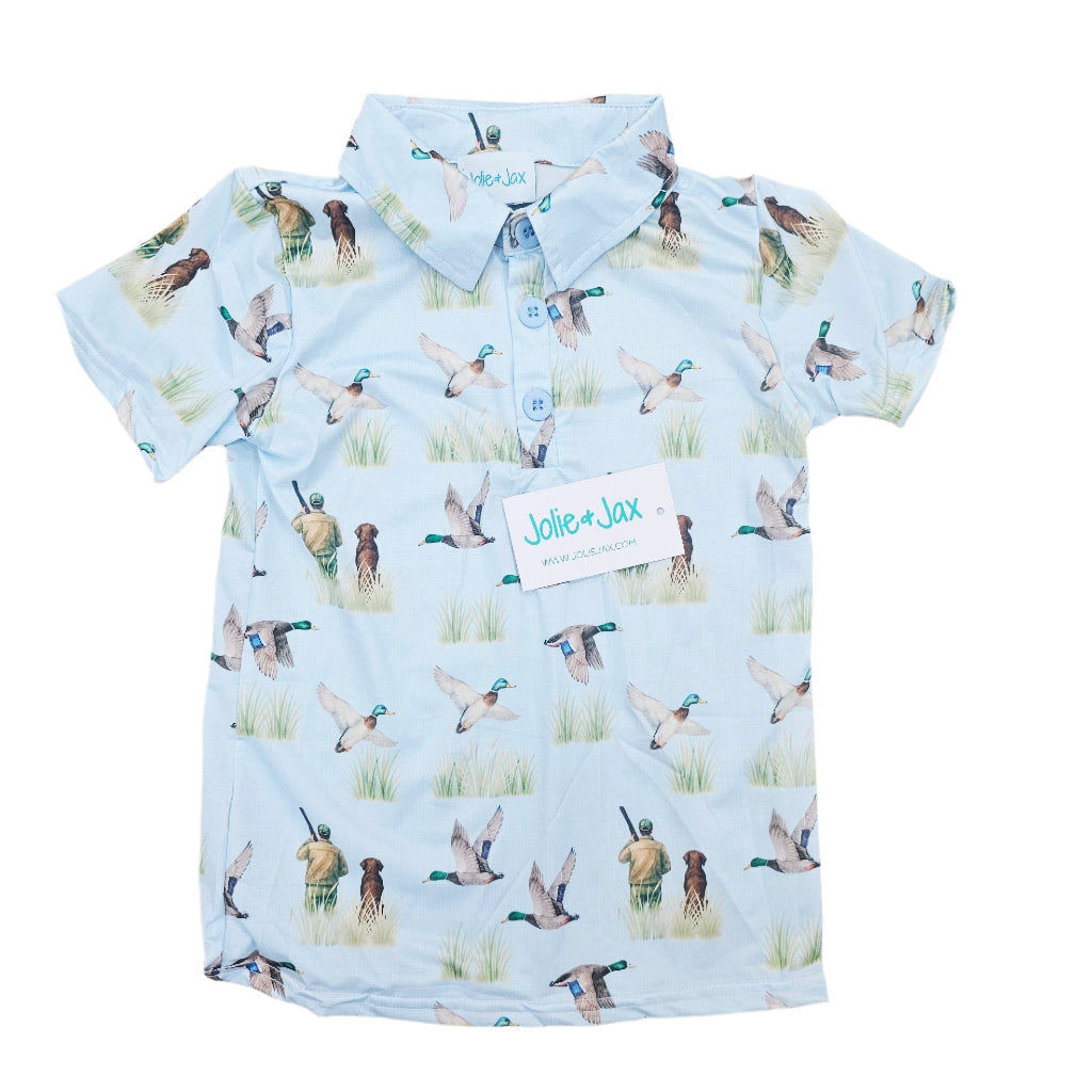 Duck and Lab Polo Shirt Kid's Jolie & Jax Boutique