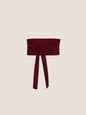 Linen Wide Tie-Front Waist Belt ZAFIRA LINTICO