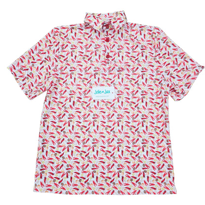Crawfish Boil Adult Polo Shirt Jolie & Jax Boutique