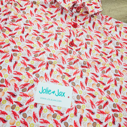 Crawfish Boil Adult Polo Shirt Jolie & Jax Boutique