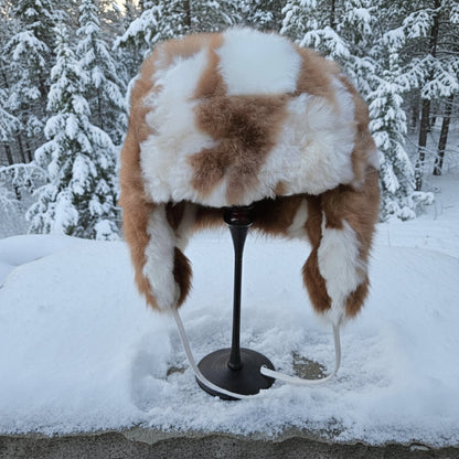 100% Baby Alpaca  RCMP Fur Hat With Earflaps Chullo Purely Alpaca