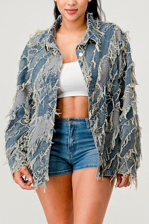 Be Creative Denim Jacket See size chart under “more details” The Fashion Celestial