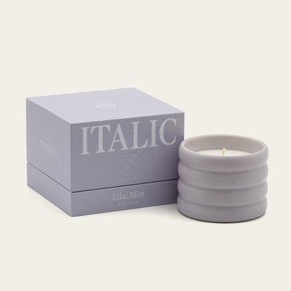Ceramic Candle & Wick Trimmer Set Italic