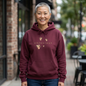 Butterfly Graphic Unisex Hoodie, Cozy Sweatshirt for Nature Lovers, Perfect Gift for Her, Birthday, Casual Wear, Spring Fashion Grayceful LLC