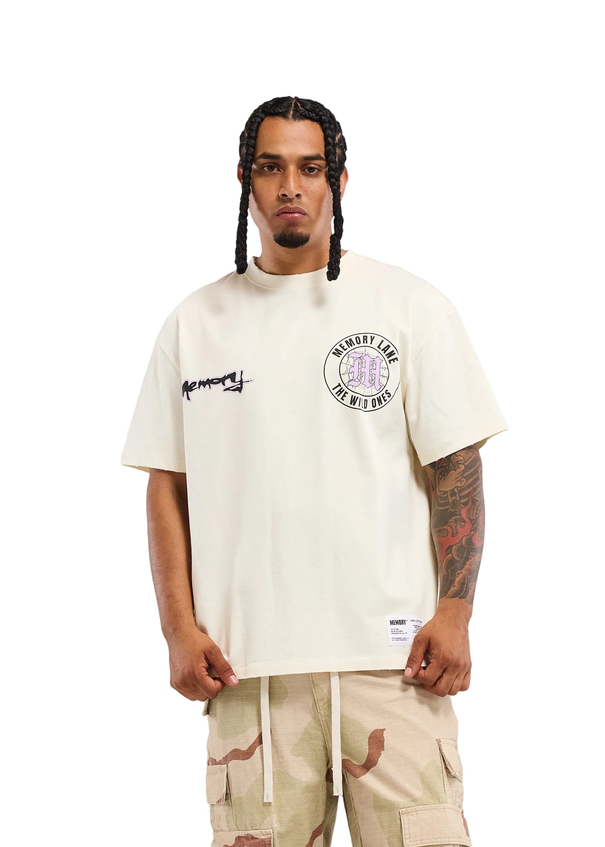 Memory Lane Wild Ones Tee - Off White Denim Exchange