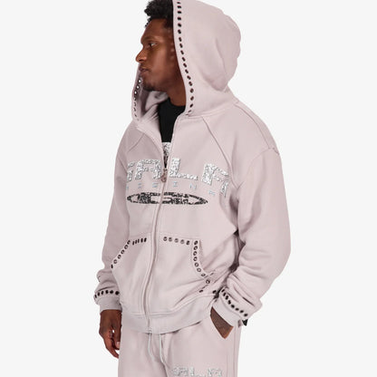 Gala Original Harpy Grommet Hoodie - Washed Cement Denim Exchange