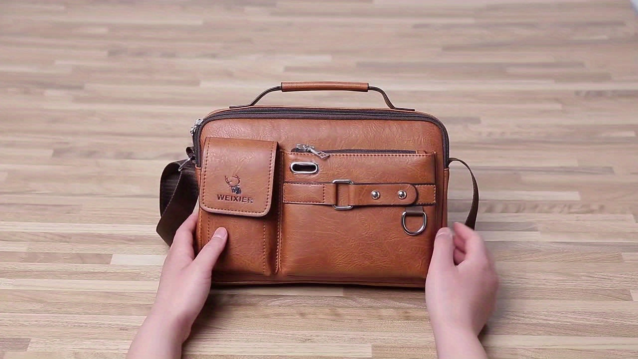Men's Single-Shoulder Bag, Crossbody Bag, Business Messenger Bag, Shoulder Bag, Handbag, Casual Bag for Men NovaCart