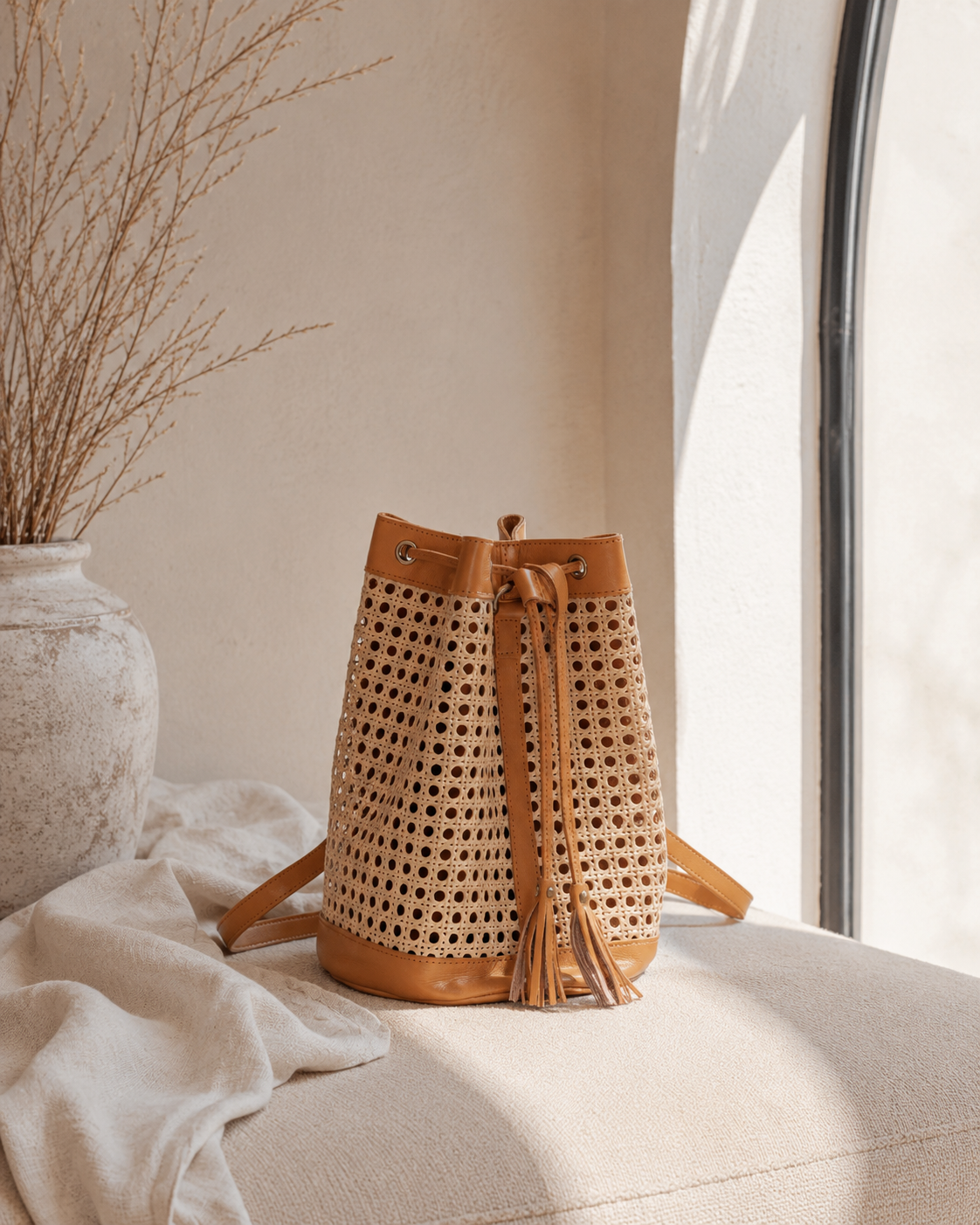 Raja Leather Backpack Village Thrive