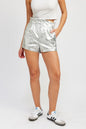 PAPERBAG METALLIC SHORTS See size chart under “more details” The Fashion Celestial