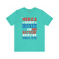Merica Drinkin Booze And Refusin To Lose T-Shirt The Devil's Pickle