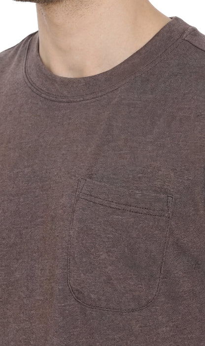 Men's Heavyweight Short Sleeve Crew Neck with Pocket T-Shirt