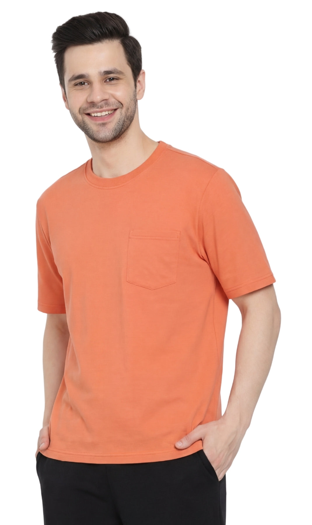 Men's Heavyweight Short Sleeve Crew Neck with Pocket T-Shirt