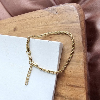 Luxe Gold Rope Bracelet Shop Style & More | Fresh Looks, Everyday Deals & Free Shipping