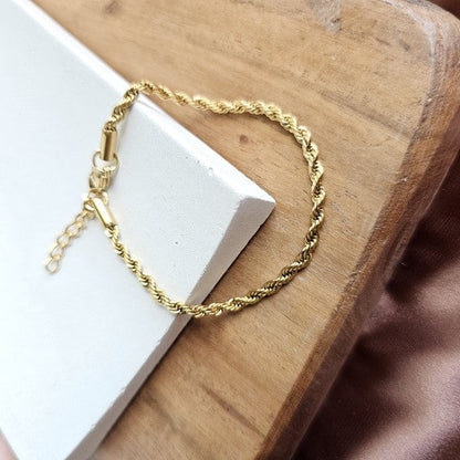 Luxe Gold Rope Bracelet Shop Style & More | Fresh Looks, Everyday Deals & Free Shipping