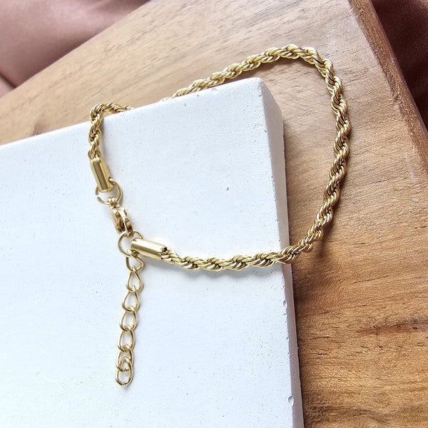 Luxe Gold Rope Bracelet Shop Style & More | Fresh Looks, Everyday Deals & Free Shipping
