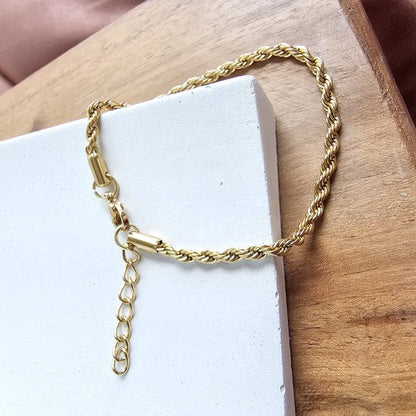 Luxe Gold Rope Bracelet Shop Style & More | Fresh Looks, Everyday Deals & Free Shipping