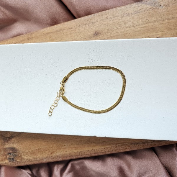 Luxe Gold Herringbone Bracelet Shop Style & More | Fresh Looks, Everyday Deals & Free Shipping