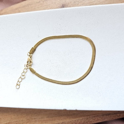 Luxe Gold Herringbone Bracelet Shop Style & More | Fresh Looks, Everyday Deals & Free Shipping