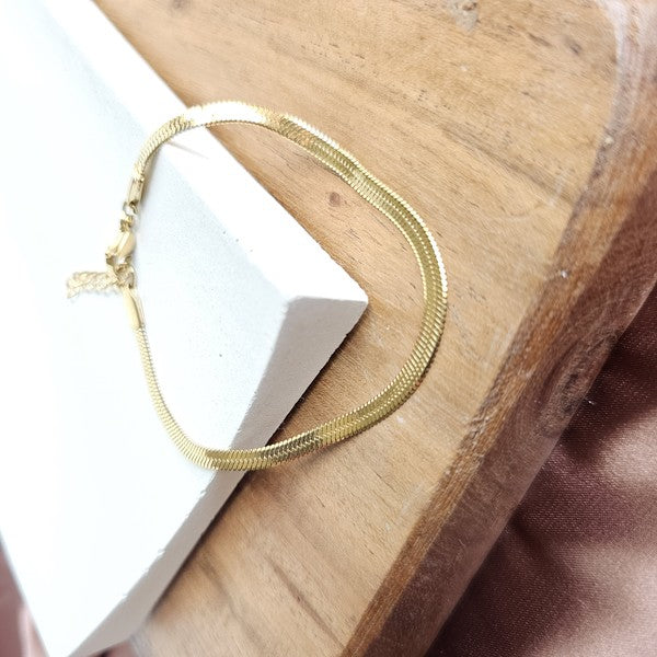 Luxe Gold Herringbone Bracelet Shop Style & More | Fresh Looks, Everyday Deals & Free Shipping