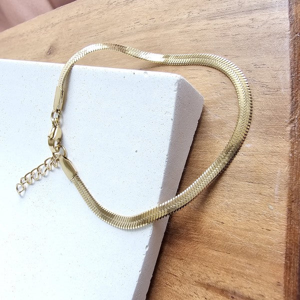 Luxe Gold Herringbone Bracelet Shop Style & More | Fresh Looks, Everyday Deals & Free Shipping