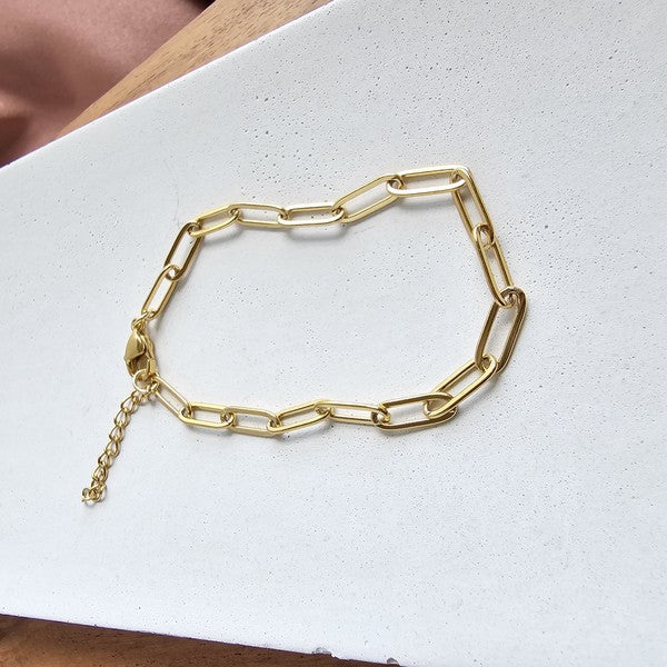 Luxe Gold Paperclip Bracelet Shop Style & More | Fresh Looks, Everyday Deals & Free Shipping