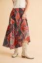 Bradyn Print Skirt See size chart under “more details” The Fashion Celestial