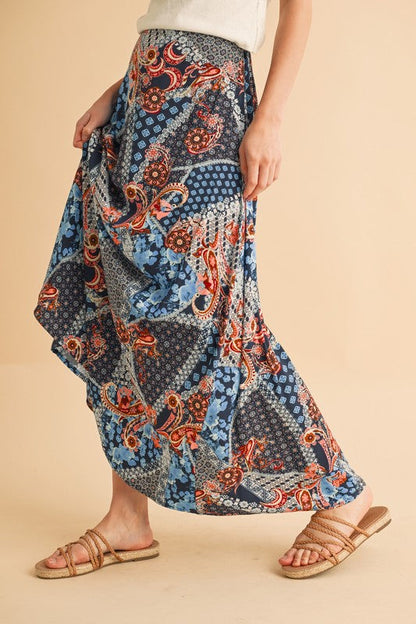 Bradyn Print Skirt See size chart under “more details” The Fashion Celestial