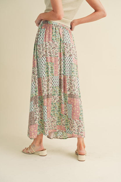 Bradyn Print Skirt See size chart under “more details” The Fashion Celestial