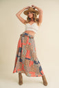 Bradyn Print Skirt See size chart under “more details” The Fashion Celestial