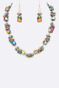Fringe Beads Crystal Station Collar Necklace Set Shop Style & More | Fresh Looks, Everyday Deals & Free Shipping