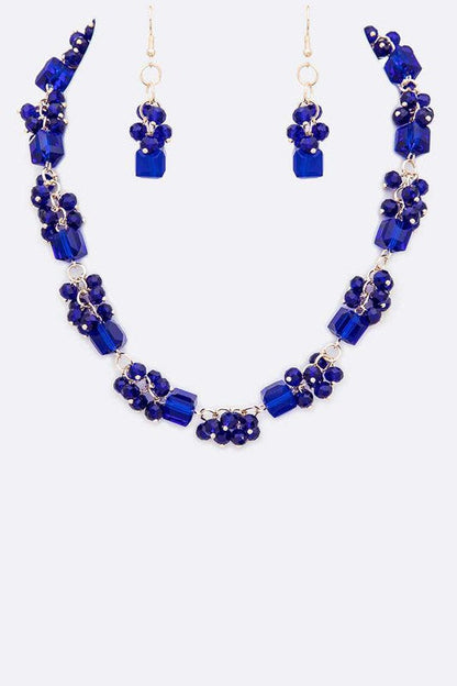 Fringe Beads Crystal Station Collar Necklace Set Shop Style & More | Fresh Looks, Everyday Deals & Free Shipping