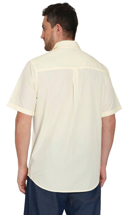 Men's Short Sleeve Easy Snap Explorer Shirt With Multi-Pockets and cool back mesh
