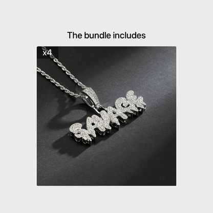Men's Punk Classic Luxury with Synthetic Cubic Zirconiaia Pendant Hip Hop Gothic Cool Men's Necklace Fashion Jewelry Accessories Gift Jewelry NovaCart
