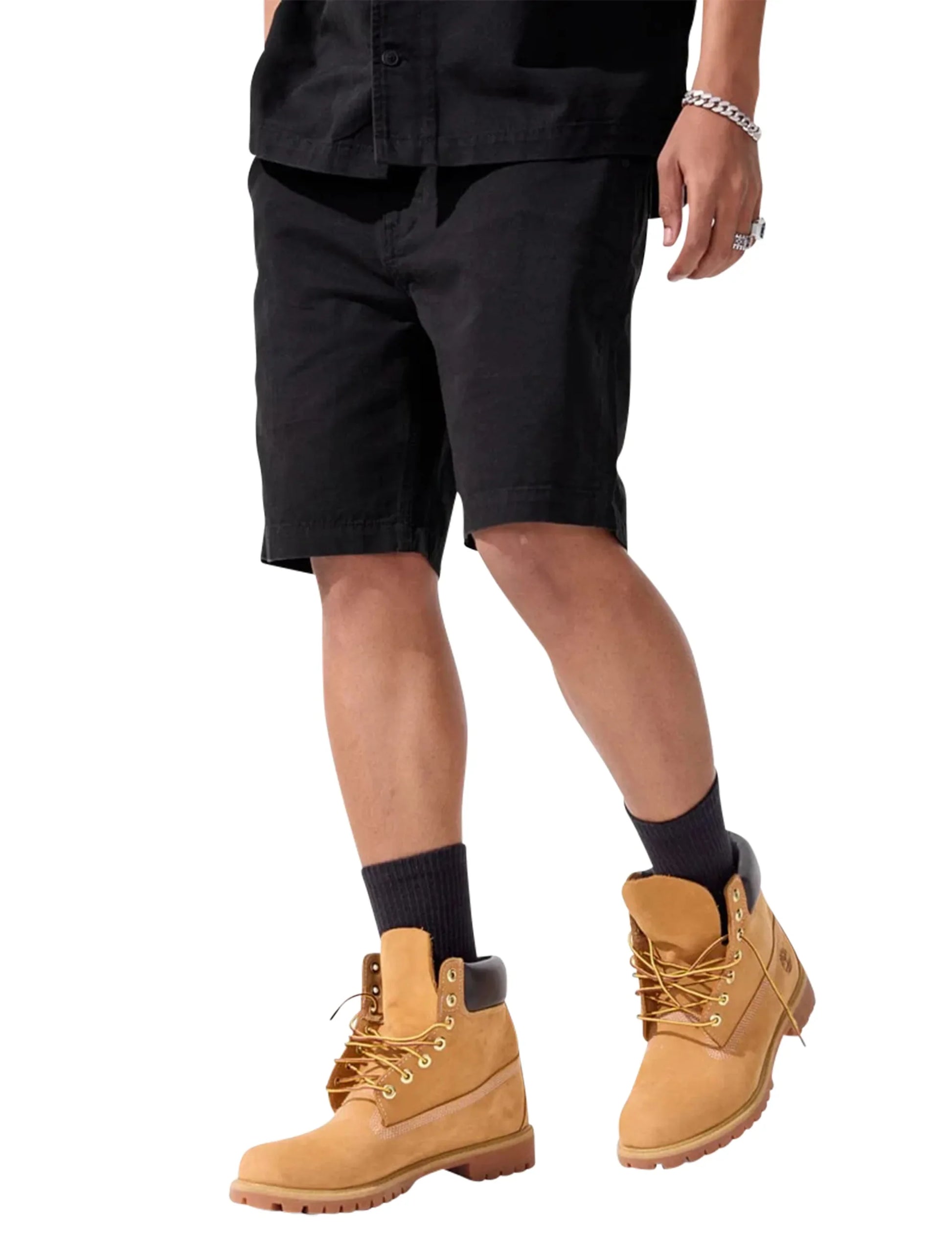 Jordan Craig The Re-up Shorts - Black Denim Exchange