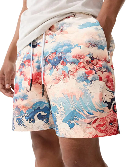 Jordan Craig Ibiza Lounge Shorts - Coral Denim Exchange